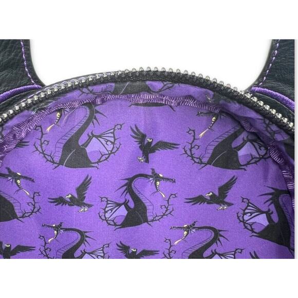 Loungefly Disney Sleeping Beauty Maleficent Dragon Cosplay GITD NWT main image 5